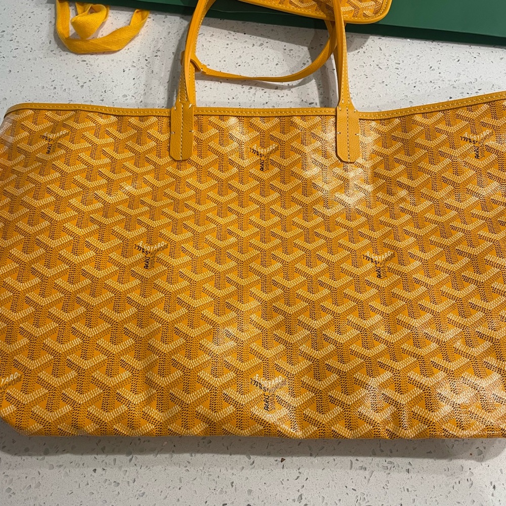 COPY - Yellow Goyard Tote pm
